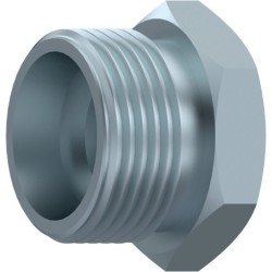 Dop blocare, filet Tata teava 25S M36 etansare 24°, otel carbon