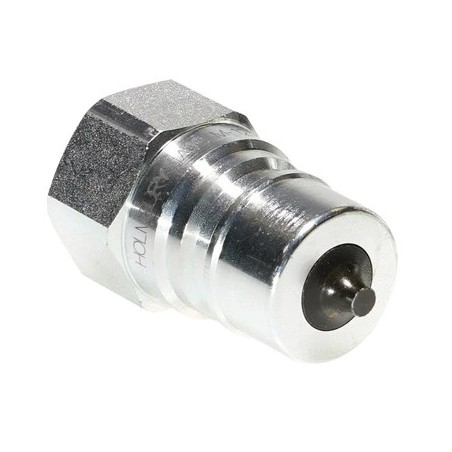 Mufa hidraulica ISO A Tata, Holmbury, corp DN12-1/2 tol, filet Mama BSPP 1/2 tol, otel carbon