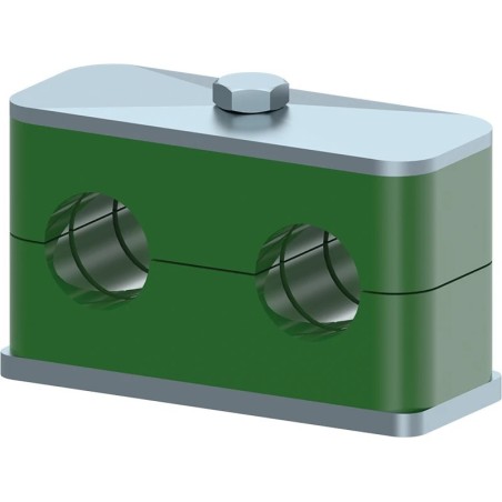 Clema dubla prindere tevi, diametrul interior 20 mm, Grupa 3