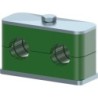 Clema dubla prindere tevi, diametrul interior 20 mm, Grupa 3