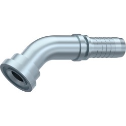 Armatura cu flansa SAE 3000 la 45 grade SFL DN 1.1/4 tol pentru furtun hidraulic 1 tol