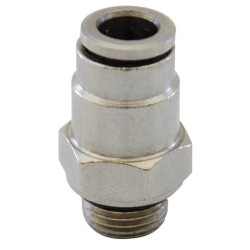 Mufa furtun aer 4 mm, filet exterior gaz 1/4, PC Drept