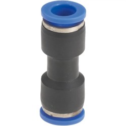 Mufa rapida furtun aer 11 mm, PUC plastic push-in