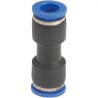 Mufa rapida furtun aer 08 mm, PUC plastic push-in