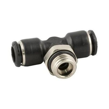 Mufa furtun aer 4 mm, filet exterior M5, Teu PT plastic