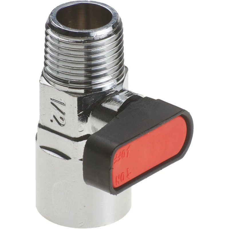 Robinet aer comprimat, 1/8 tol, 2 cai, filet interior-exterior