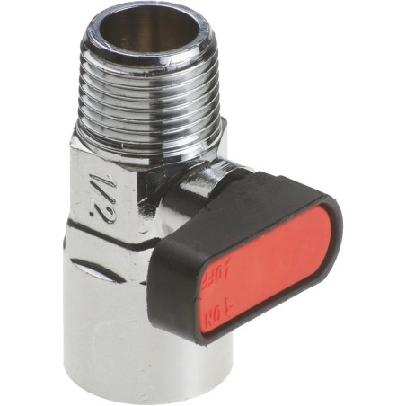 Robinet aer comprimat, 1/8 tol, 2 cai, filet interior-exterior